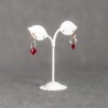 Boucles d'oreilles Elara - Scarlet