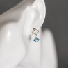 Boucles d'oreilles Elara - Aquamarine