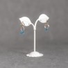 Boucles d'oreilles Elara - Aquamarine