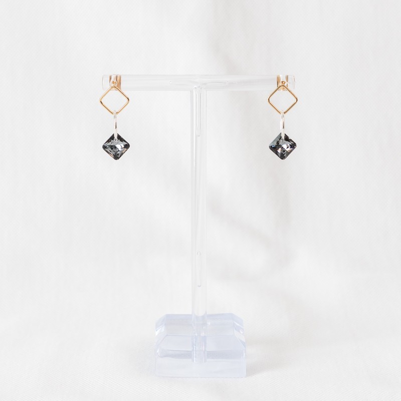 Boucles d'oreilles Elara - Silver Night