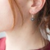 Boucles d'oreilles Elara - Silver Night