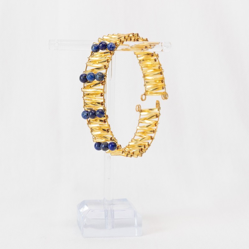 Bracelet manchette Lapis Lazuli