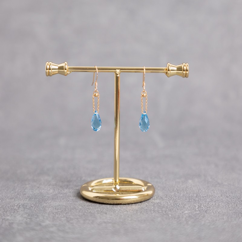 Boucles d'oreilles Erna - Aquamarine