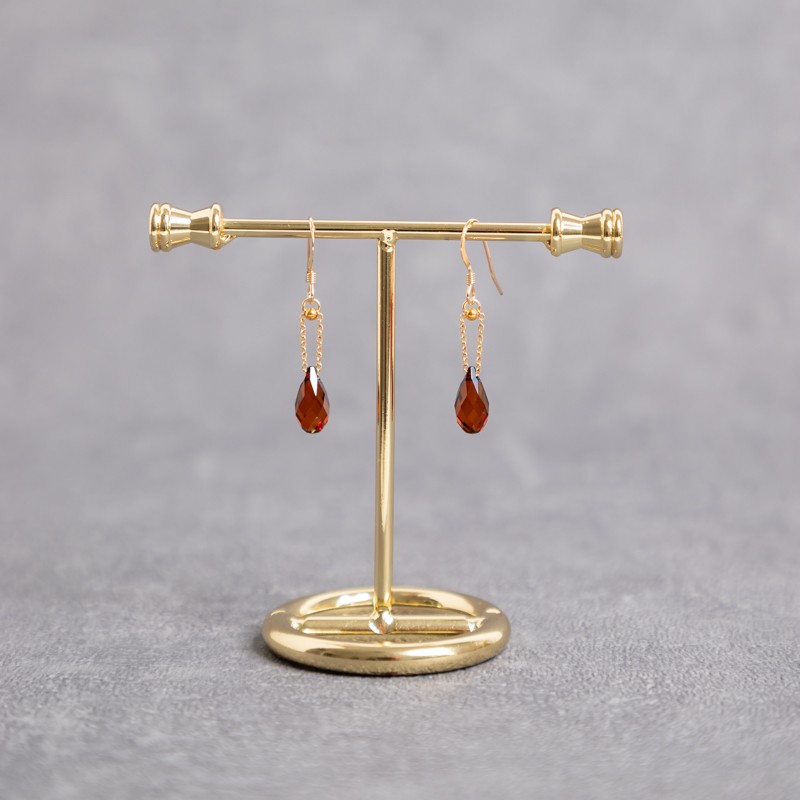 Boucles d'oreilles Erna - Smoked Amber