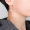 Boucles d'oreilles gouttes de cristal - Crystal