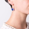 Boucles d'oreilles Prisma - Majestic Blue