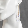 Boucles d'oreilles Pluie - Sapphire