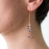 Boucles d'oreilles Pluie - Sapphire