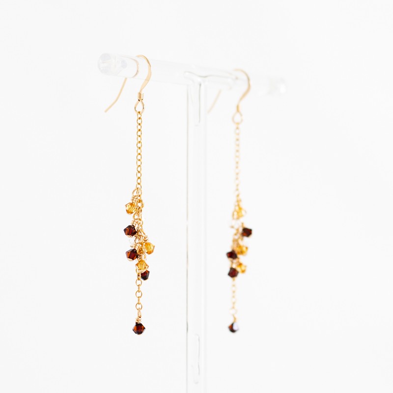 Boucles d'oreilles Pluie -...