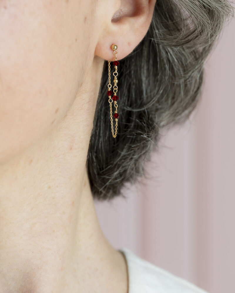 Boucles d'oreilles Erna (tours)