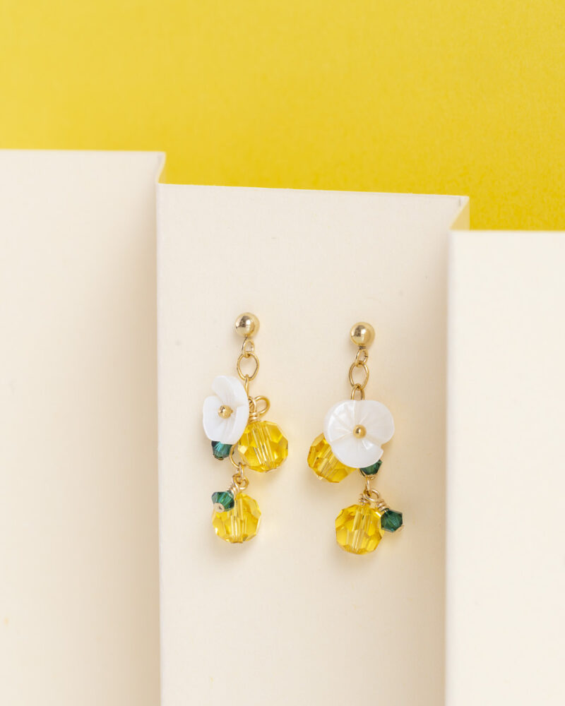 Bijoux citron or laminé